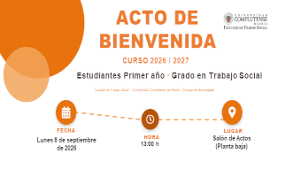 Acto de Bienvenida Estudiantes de Primero Curso 2026-2027